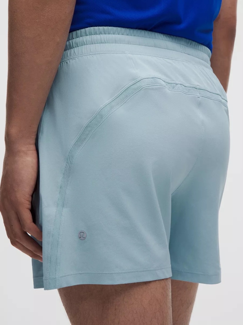 Lululemon Pace Breaker Linerless 7” Baby Blue Shorts